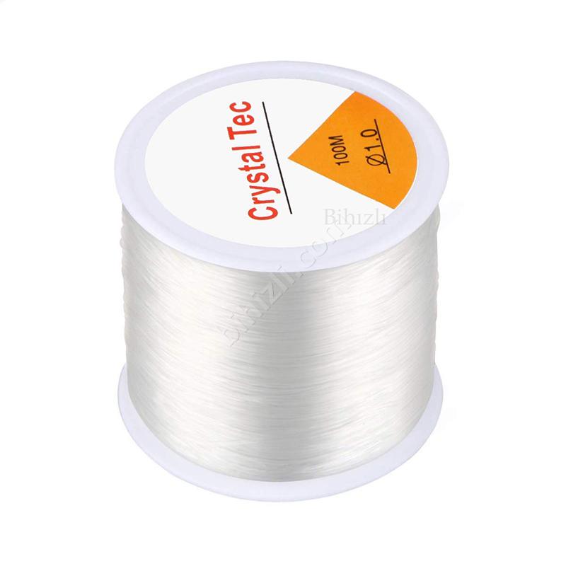 1.0 Mm Şeffaf Esnek Misina ( 100 Metre )