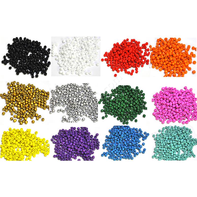 4 Mm Cam Kum Boncuk ( 12 Renk )