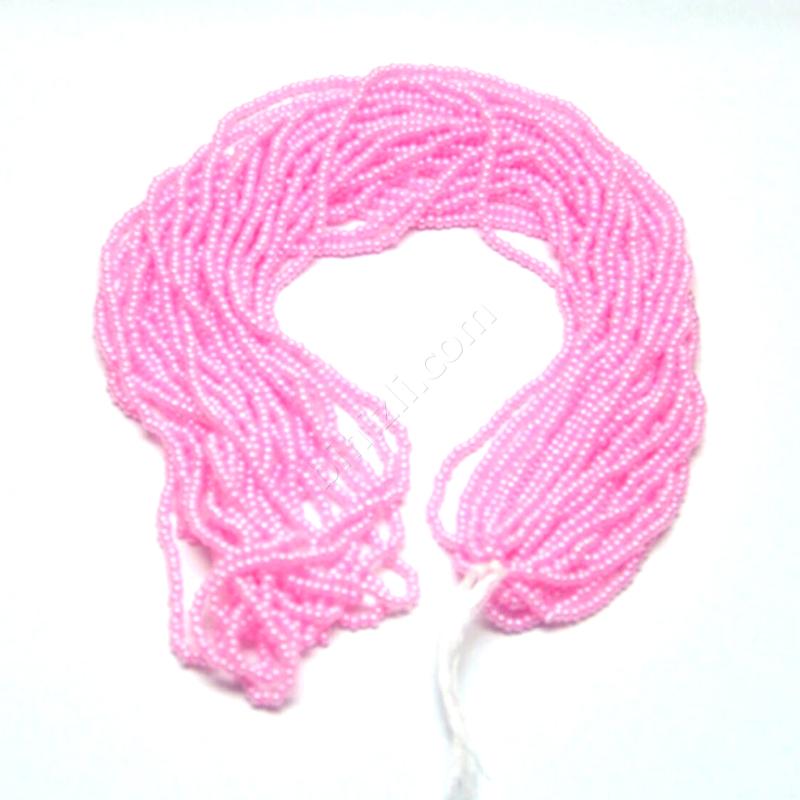 Cam Kum Boncuk - Çekoslovakya Boncuğu - Pembe - 2 Mm