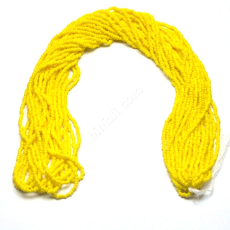 Cam Kum Boncuk - Çekoslovakya Boncuğu - Sarı - 2 Mm