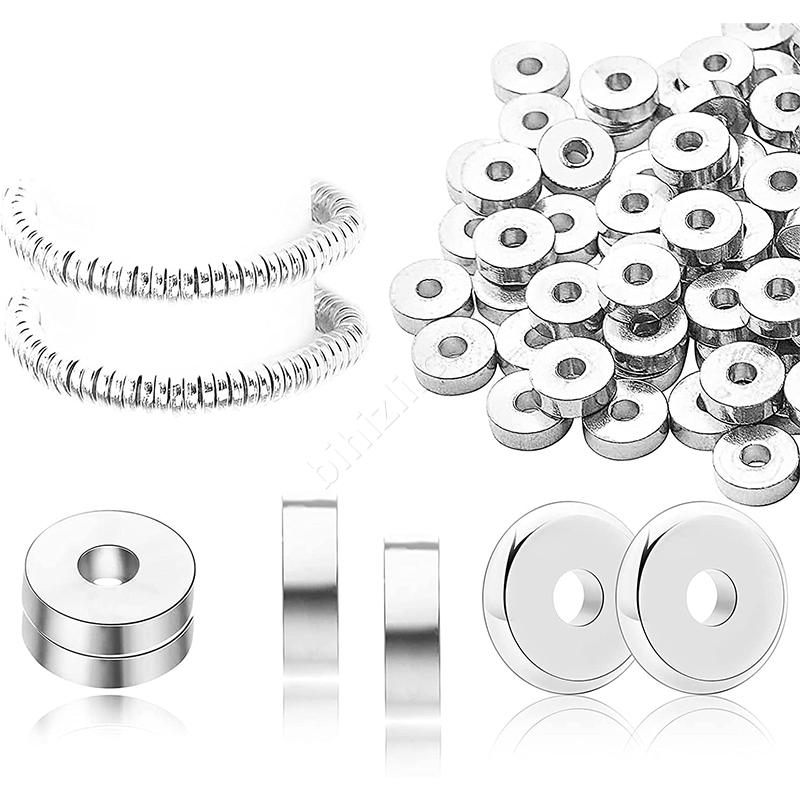 Gümüş Kaplama Metal Halka 20 Adet Çap: 6x1 mm