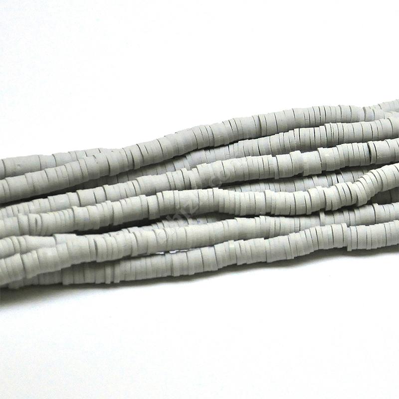 Fimo Hamur Boncuk 6 Mm ( Gri Renk )