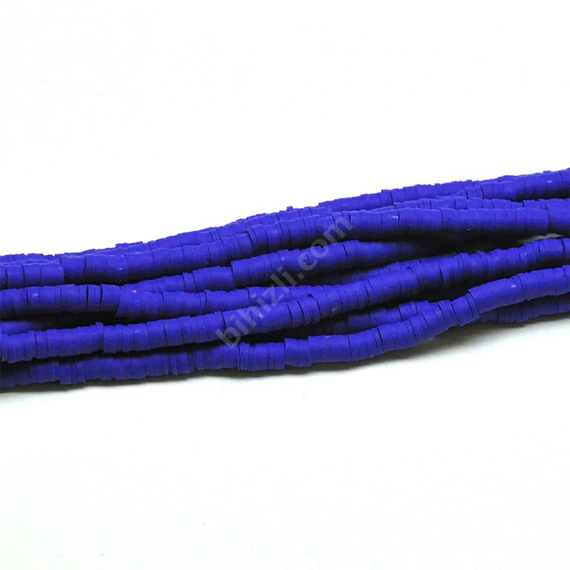Fimo Hamur Boncuk 6 Mm ( Lacivert Renk ) 