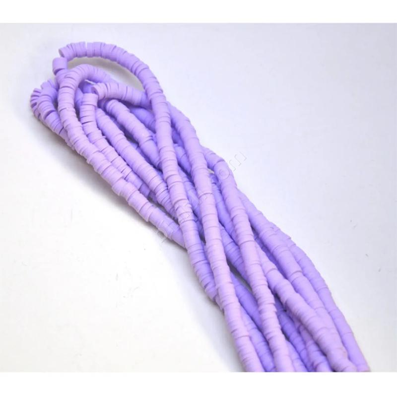 Fimo Boncuk 6mm Lila Renk