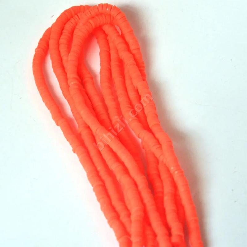  Fimo Boncuk 6mm Turuncu Renk