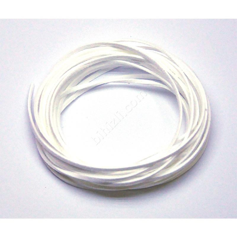 Süet Ip Beyaz ( 5 Metre ) Çap: 3x1,5 Mm