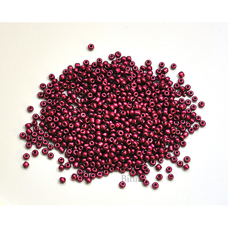 3 mm  ( 0.8 )  Cam Kum Boncuk ( 100 Gram )  Bordo Renk