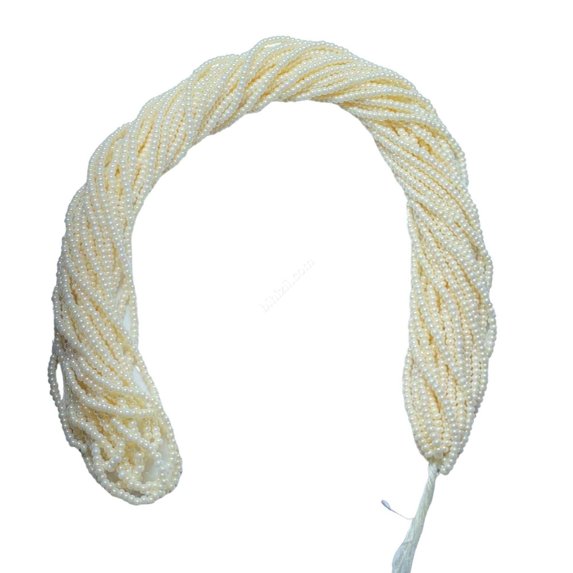 11/0 cam kum boncuk çek boncuğu (krem)