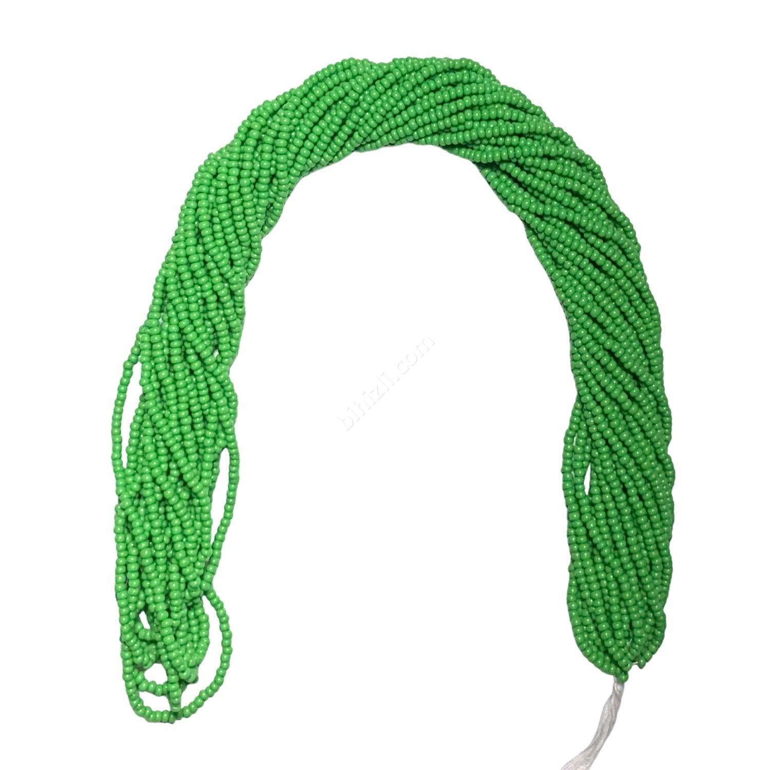 11/0 cam kum boncuk çek boncuğu (yeşil)