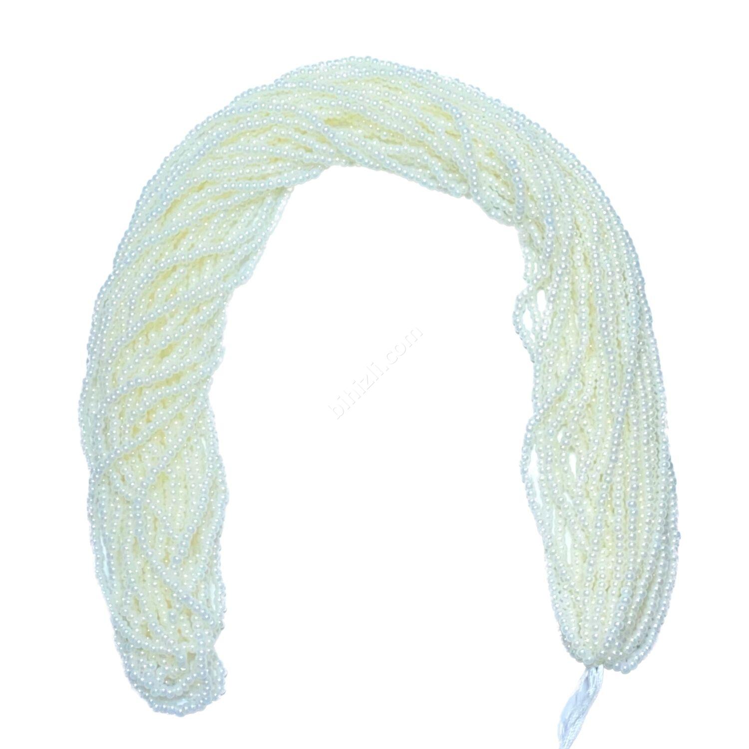 11/0 cam kum boncuk çek boncuğu (inci krem)