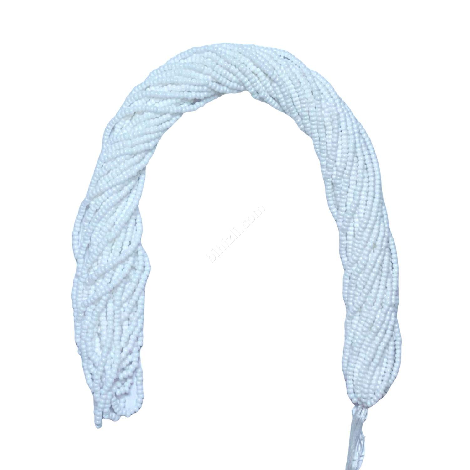 11/0 cam kum boncuk çek boncuğu (beyaz)