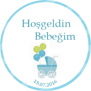 Ucuz Bebek Etiket 3x3 Cm Bihizli Com