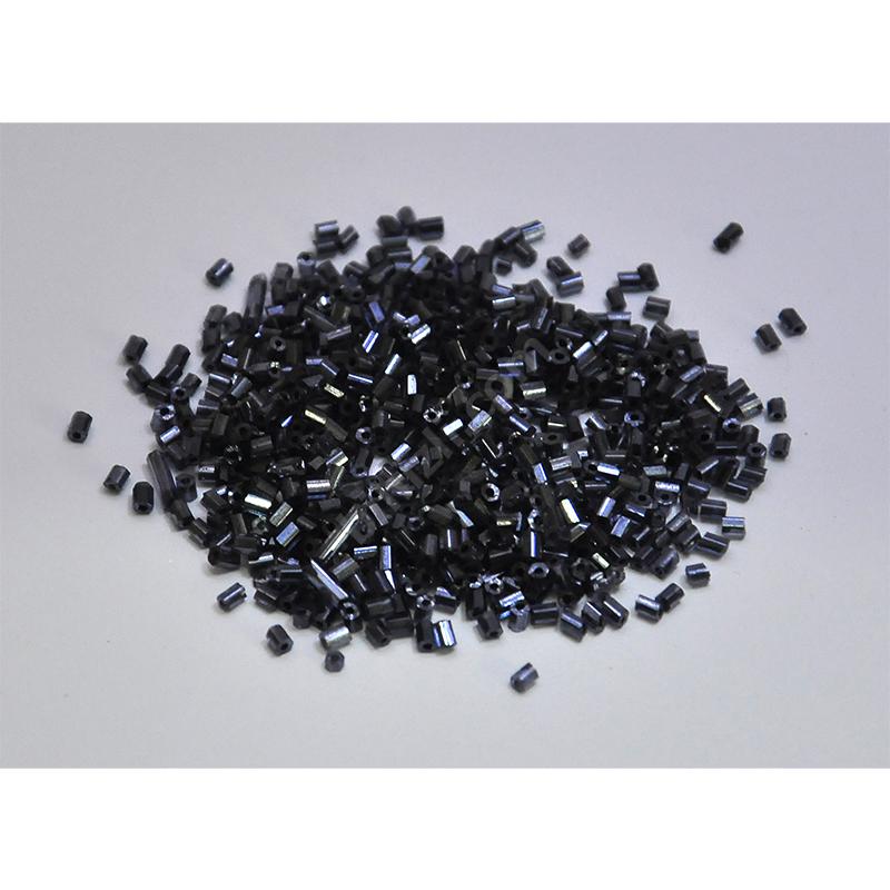 Cam Boru Boncuk ( Çap: 1 X 2,5 Mm ) 20 Gram Füme Renk