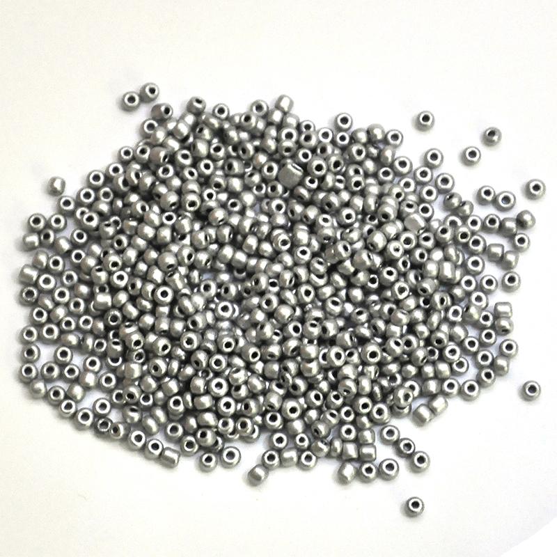 3 Mm 0.8 Cam Kum Boncuk 20 Gram ( Gümüş )