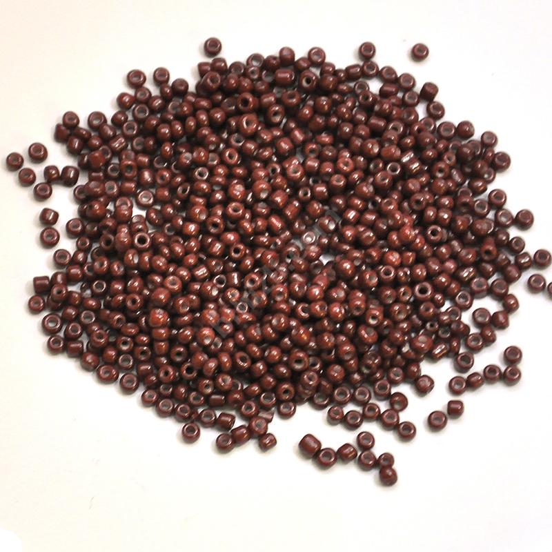 3 Mm 0.8 Cam Kum Boncuk 20 Gram ( Kahverengi )