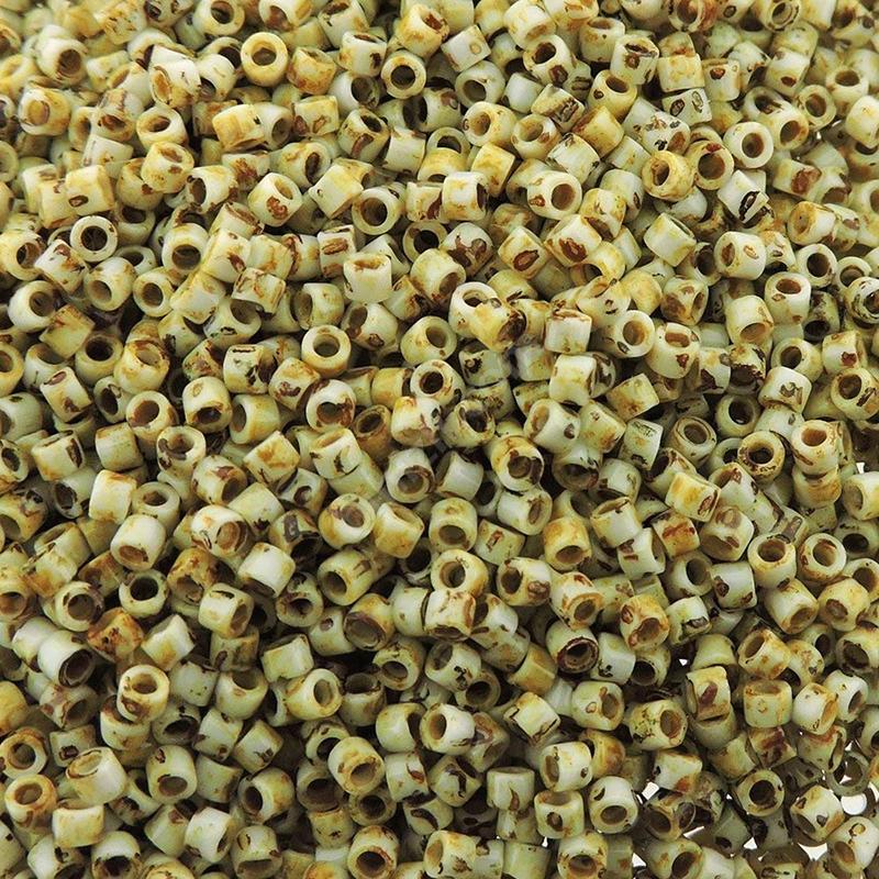 11/0 Kesim Kırçıllı Krem Miyuki Boncuk 2 Gram kırçıllı