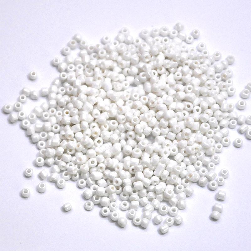 3 Mm 0.8 Cam Kum Boncuk 20 Gram ( Krem )
