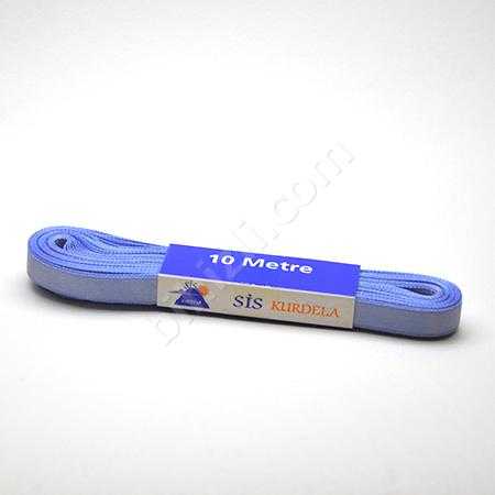 1CM SATEN KURDELE MAVİ