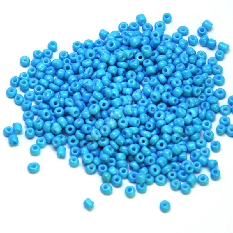 3 Mm 0.8 Cam Kum Boncuk 20 Gram ( Mavi )