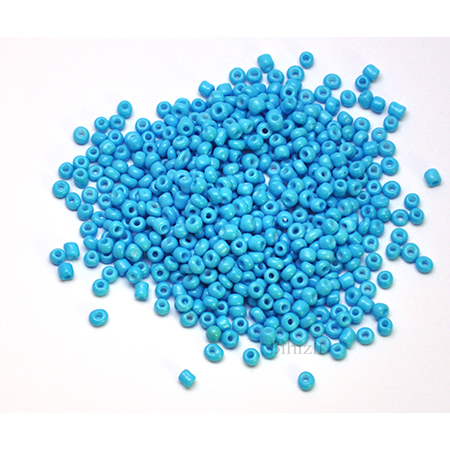 3 mm  ( 0.8 )  Cam Kum Boncuk ( 100 Gram )  Mavi Renk