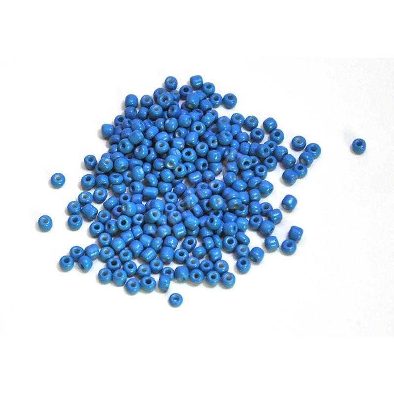 4 mm 0.6 Cam Kum Boncuk 20 gr ( Mavi )