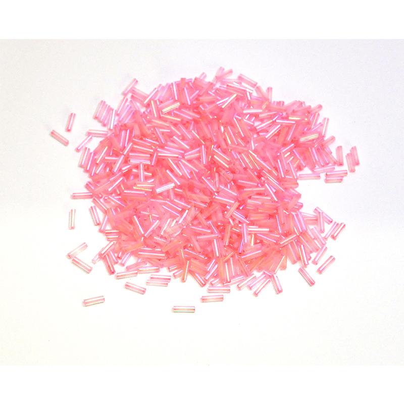 Cam Boru Boncuk 20 Gram ( Pembe Renk )