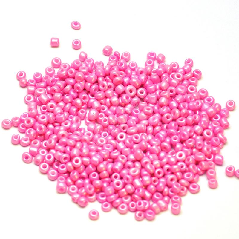3 Mm 0.8 Cam Kum Boncuk 20 Gram ( Pembe )
