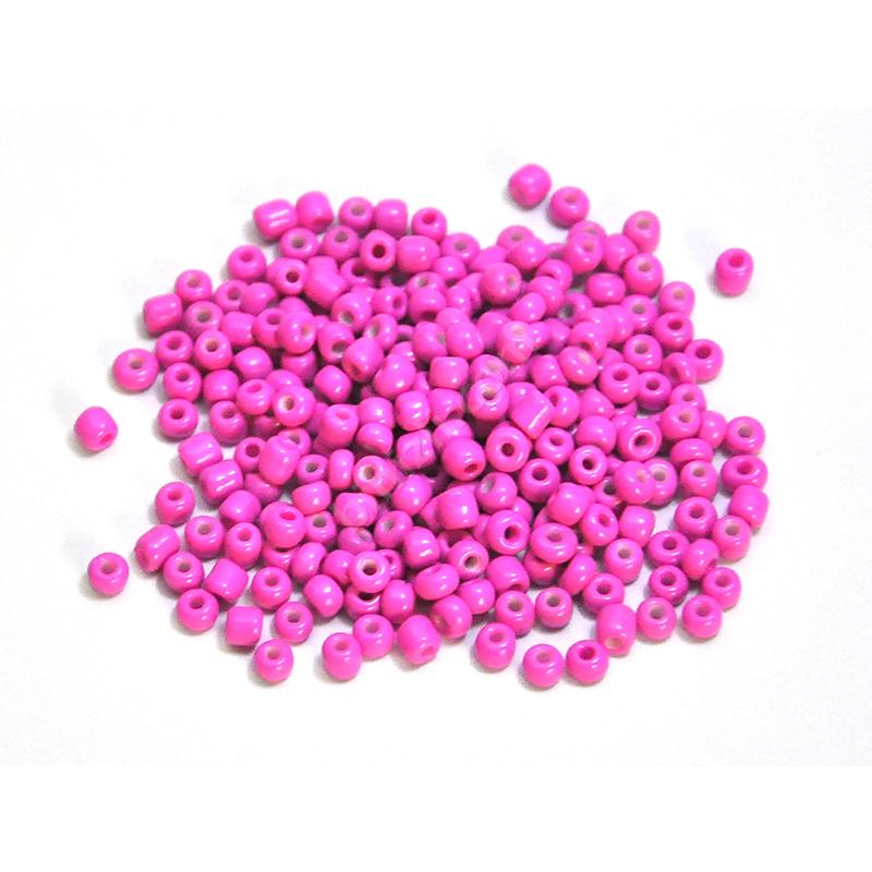 4 mm 0.6 Cam Kum Boncuk 20 gr ( Pembe )