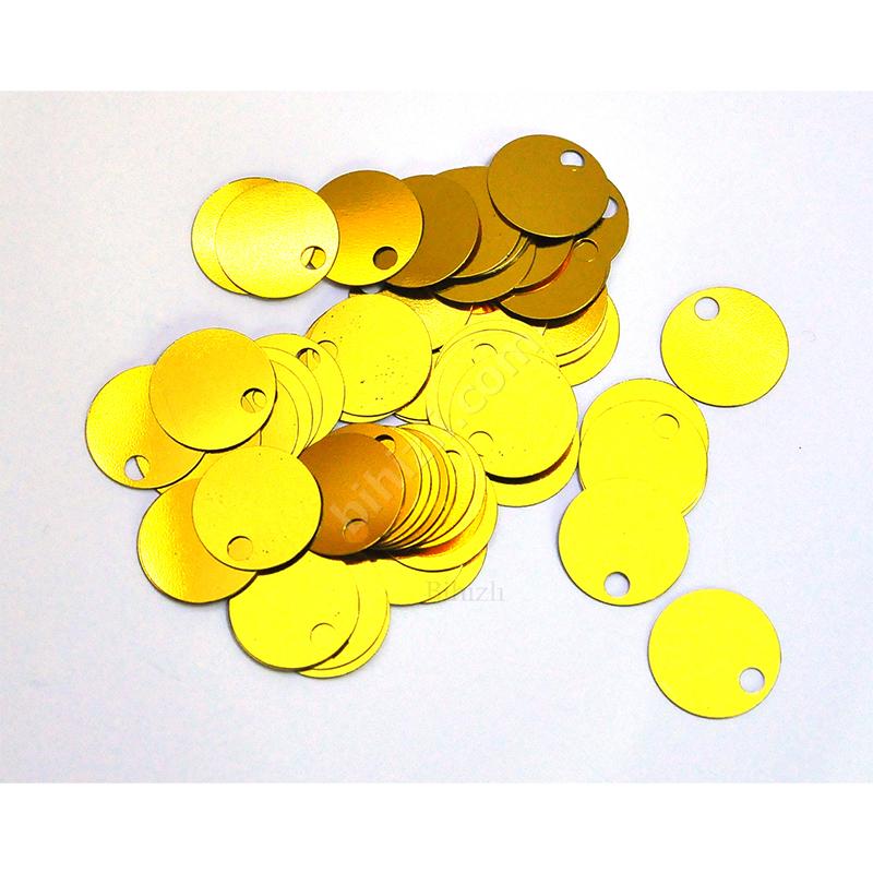 Çanta Pulu - Patik Pulu ( 10 Gram ) 20 Mm Sarı Renk