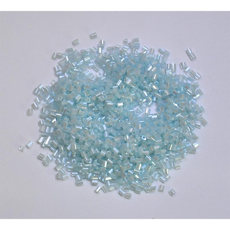 Cam Boru Boncuk ( Çap: 1 X 2,5 Mm ) 20 Gram Turkuaz Renk