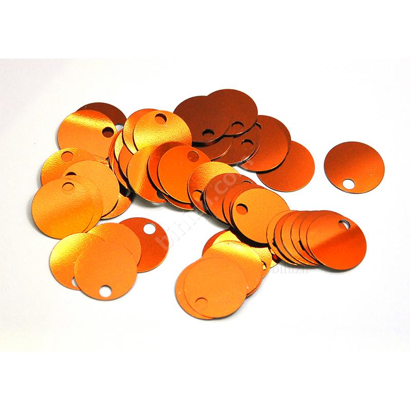 Çanta Pulu - Patik Pulu ( 10 Gram ) 20 Mm Turuncu Renk