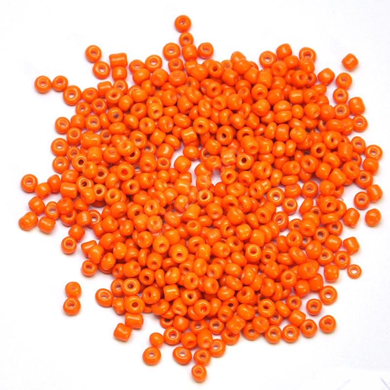 3 Mm 0.8 Cam Kum Boncuk 20 Gram ( Turuncu )