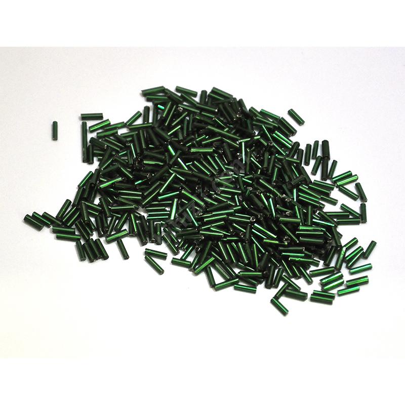 Cam Boru Boncuk 20 Gram ( Yeşil Renk )