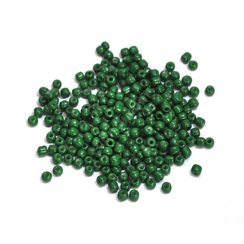 4 mm 0.6 Cam Kum Boncuk 20 gr ( Yeşil )