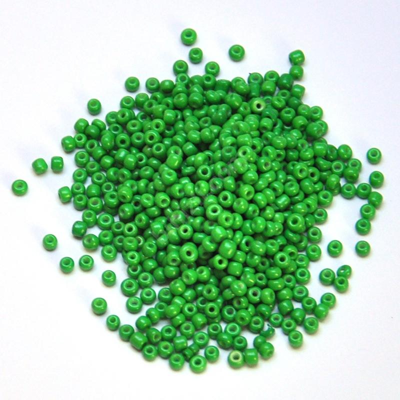 3 Mm 0.8 Cam Kum Boncuk 20 Gram ( Yeşil )